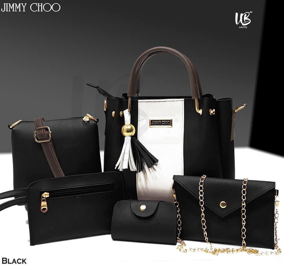 6-in-1 Premium Handbag Set | Tote, Shoulder, Crossbody & Wallet Combo